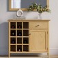 Saxbie Oak Wine Cabinet