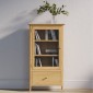Saxbie Oak Glazed Bookcase