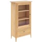 Saxbie Oak Glazed Bookcase