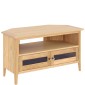 Saxbie Oak Glazed Corner Tv Unit