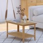 Saxbie Oak Coffee Table With Shelve