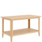 Saxbie Oak Coffee Table With Shelve