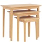 Saxbie Oak Nest Of 3 Tables