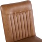 HEW S Pu Brown Dining Chair With Black Legs