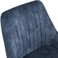 HUGO S Velvet Blue - Swivel SSS Legs
