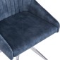 HUGO S Velvet Blue - Swivel SSS Legs