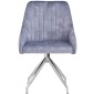 HUGO S Velvet Light Grey - Swivel SSS Legs