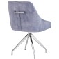 HUGO S Velvet Light Grey - Swivel SSS Legs