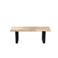 ACACIA LIVE EDGE 125 cm U LEG BENCH