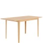 Saxbie Oak Extended 140cm To 180cm Dining Table and 4 Chairs