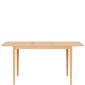 Saxbie Oak Extended 140cm To 180cm Dining Table and 6 Chairs