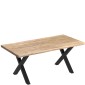 Monarch Acacia Live Edge 180cm DINING TABLE X LEG With 4 Chairs