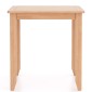 Harlyn Natural Oak Square Dining Table With 2 Chairs