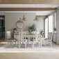 Harlyn Painted 160/200cm Extending Dining Table With 4 Chairs