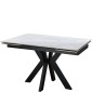 VITO Ceramic Pearla Grey - EXT Gloss 120/150/180 with 4 Chairs