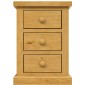 Chunky Pine Kids 3 Drawer Bedside Cabinet