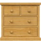 Chunky Pine 2 Over 2 Chest of Drawers