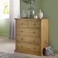 Chunky Pine 2 Over 3 Chest of Drawers