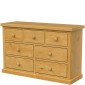 Chunky Pine 3 Over 4 Chest of Drawers