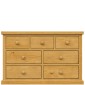 Chunky Pine 3 Over 4 Chest of Drawers