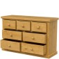 Chunky Pine 3 Over 4 Chest of Drawers