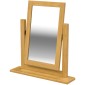 Chunky Pine Dressing Table Vanity Mirror