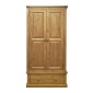 Chunky Pine Gents Double Wardrobe