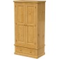 Chunky Pine Gents Double Wardrobe