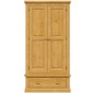 Chunky Pine Gents Double Wardrobe