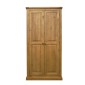 Chunky Pine Ladies Double Wardrobe