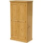 Chunky Pine Ladies Double Wardrobe