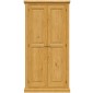 Chunky Pine Ladies Double Wardrobe