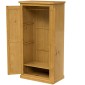 Chunky Pine Ladies Double Wardrobe