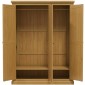 Chunky Pine Triple Wardrobe