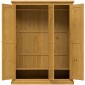 Chunky Pine Triple Wardrobe
