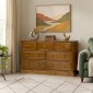 Country Pine 3 Over 4 Chest of Drawers