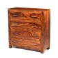 Cuba Sheesham 4 Drawer Chest of Drawers