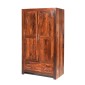 Cuba Sheesham Gents Double Wardrobe