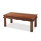 Jali Sheesham 110 cm Chunky Coffee Table