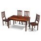 Jali Sheesham 120 cm Thakat Dining Table and 4 Chairs 