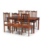 Jali Sheesham 180 cm Thakat Dining Table and 6 Chairs 