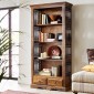 Jali Sheesham Tall Square Bookcase