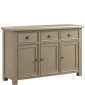 Stoneford Oak Large 3 Door 3 Drawer Sideboard