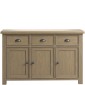 Stoneford Oak Large 3 Door 3 Drawer Sideboard