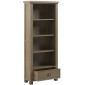 Stoneford Oak Large Bookcase with Drawers