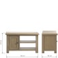 Stoneford Oak TV Unit