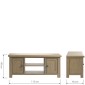 Stoneford Oak Plasma TV Stand