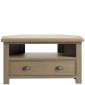 Stoneford Oak Corner TV Unit With Drawer