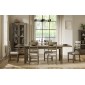 Stoneford Oak 120-160 cm Extending Dining Table and 4 Chairs