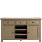 Stoneford Oak Large 2 Door, 6 Drawer Sideboard